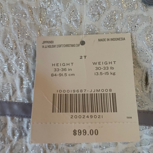 Janie Jack NWT Toddler Dress Beautiful Silver Lavender Nutcracker - Picture 6 of 6